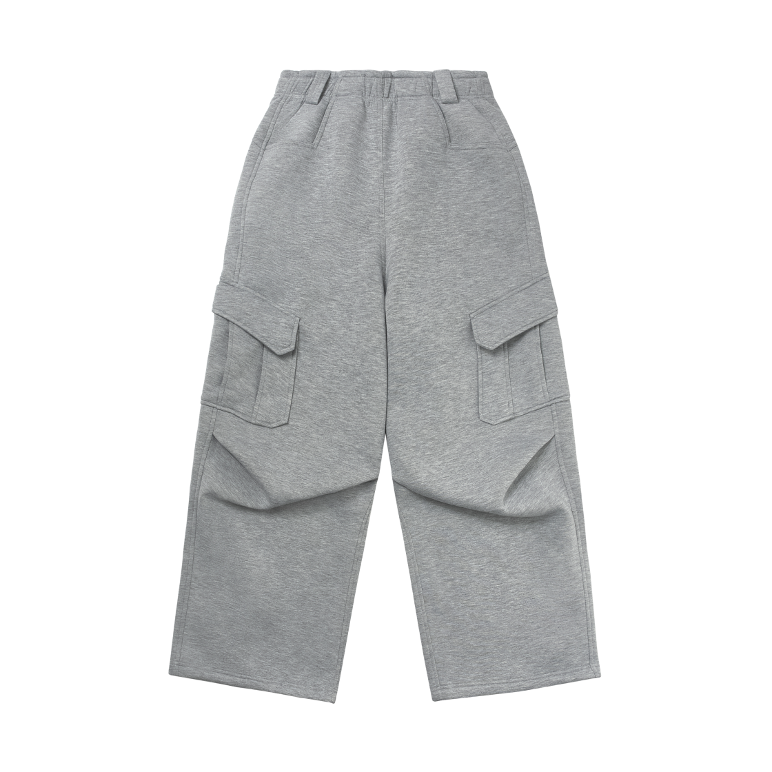 카미엔 벌룬 카고 스웨트팬츠 멜란지 그레이(Kamien Balloon Cargo Sweatpants Melange Gray)