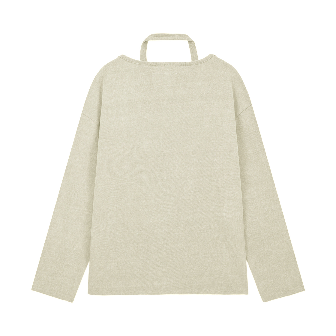 (W) 마뗑킴 빈티지 그래픽 레이어드 탑 베이지((W) Matin Kim Vintage Graphic Layered Top In Beige) - 2