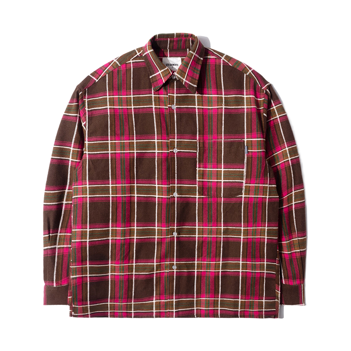 QASMSH001PIN QT8 GARMENTS Rustic Core Flannel Check Shirt Pink