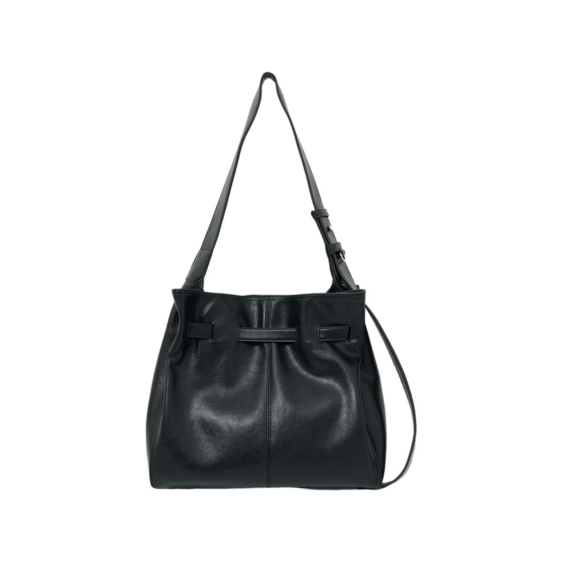 마뗑킴 벨티드 볼륨 미디움 버킷백 블랙(Matin Kim Belted Volume Midium Bucket Bag In Black) - 2