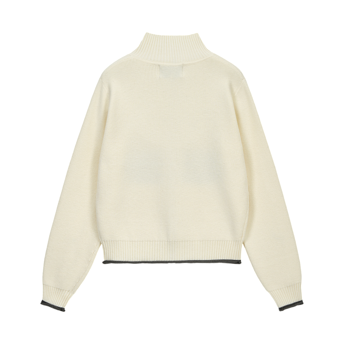 마뗑킴 마뗑킴 스펠 포인트 니트 집업 아이보리(Matin Kim Matin Kim Spell Point Knit Zip Up In Ivory) - 2