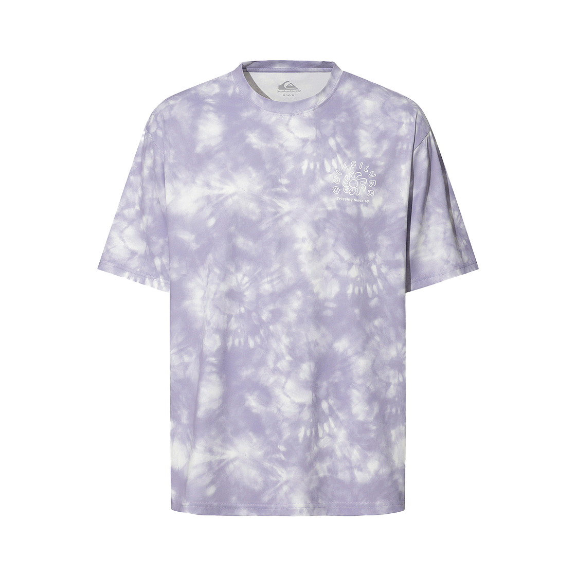 QG21RE511PUR QUIKSILVER Tie Dye Printed T-Shirt Rashguard (QG21RE511PUR)