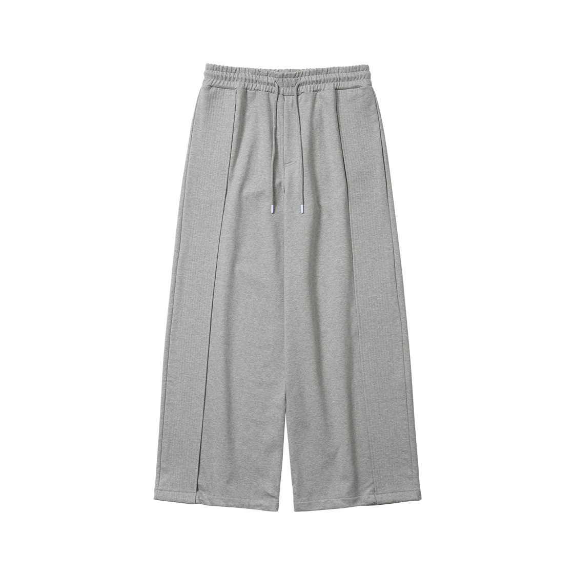 아조바이아조 원 턱 퀄티드 저지 팬츠 멜란지 그레이(AJOBYAJO One Tuck Qulted Jersey Pants Melange Grey)