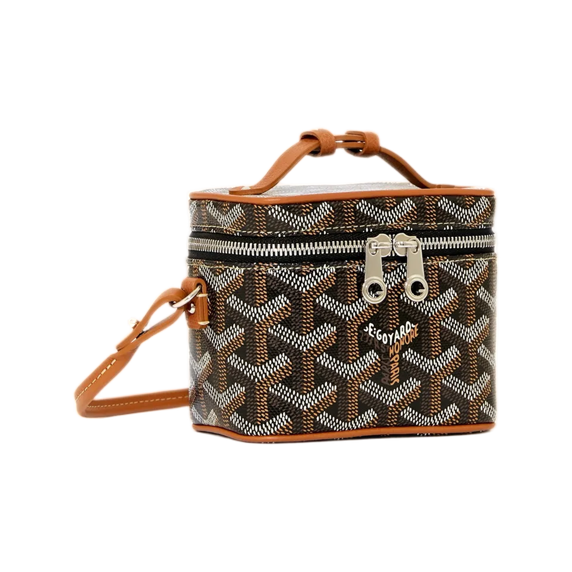 - Goyard Muse Vanity Nano Black Tan