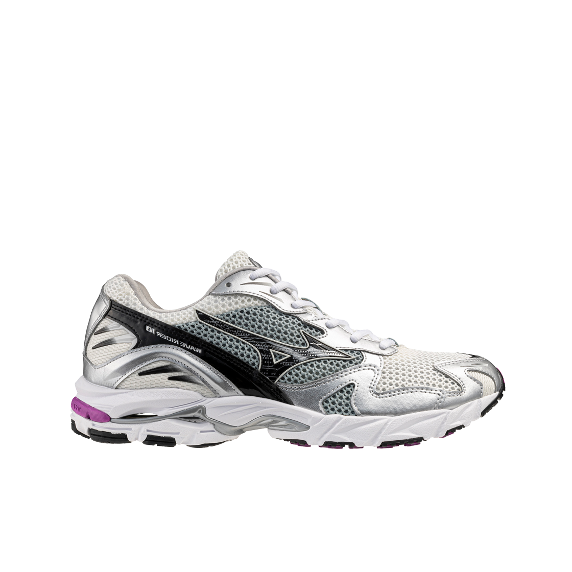 미즈노 웨이브 라이더 10 스노우 화이트 블랙 슬레이트(Mizuno Wave Rider 10 Snow White Black Slate)
