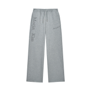 Matin Kim Essential Logo Sweatpants In Grey