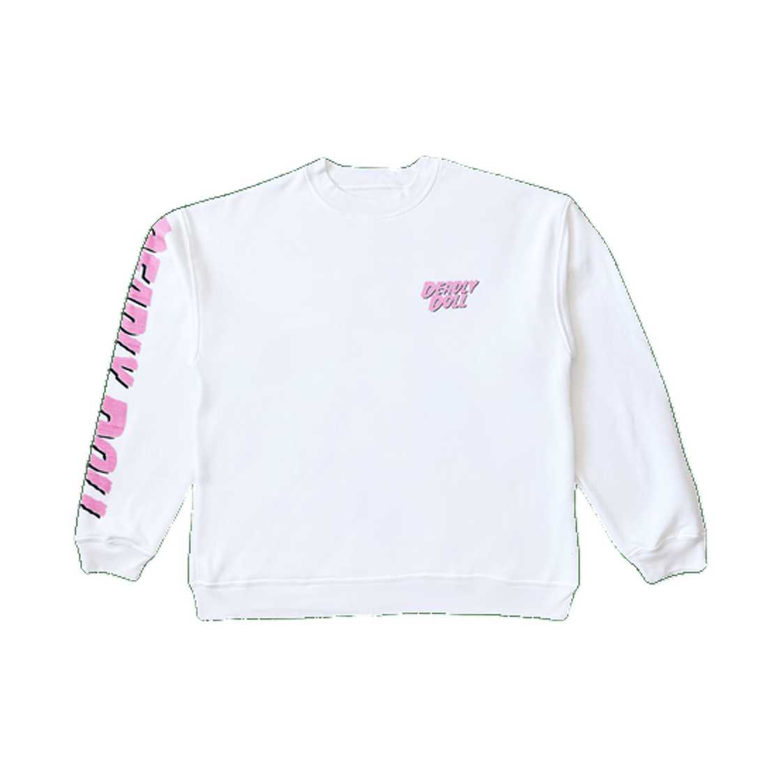 데들리 돌 데들리 엑스 크루넥 화이트(Deadly Doll Deadly Ex Crewneck White) - 2
