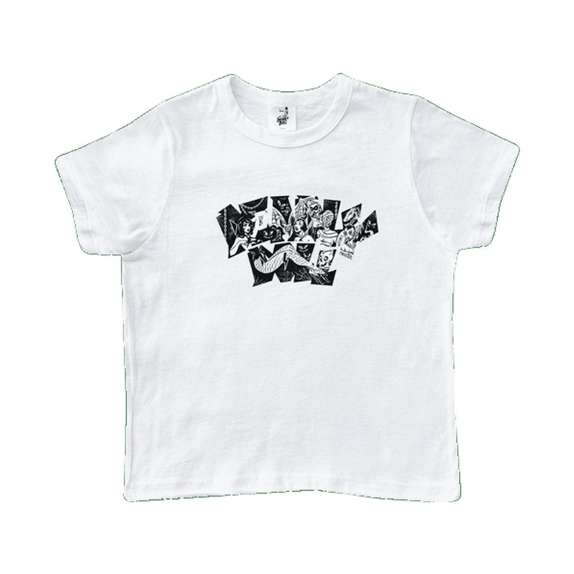 데들리 돌 크립트 티셔츠 화이트((W) Deadly Doll Crypt T-Shirt White)