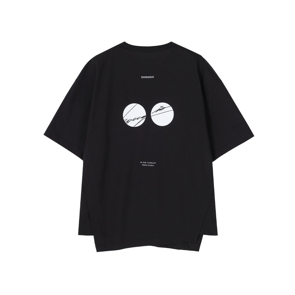 SI3TS710BK SONGZIO COLLECTION Biascast T Shirt Black