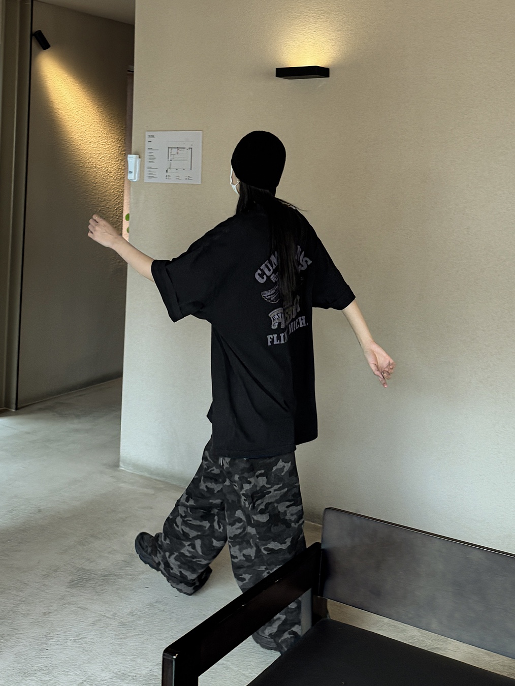 Oakley Light Breathe Triple Black, Oakley Session Beanie Blackout 착용 스타일 - 6