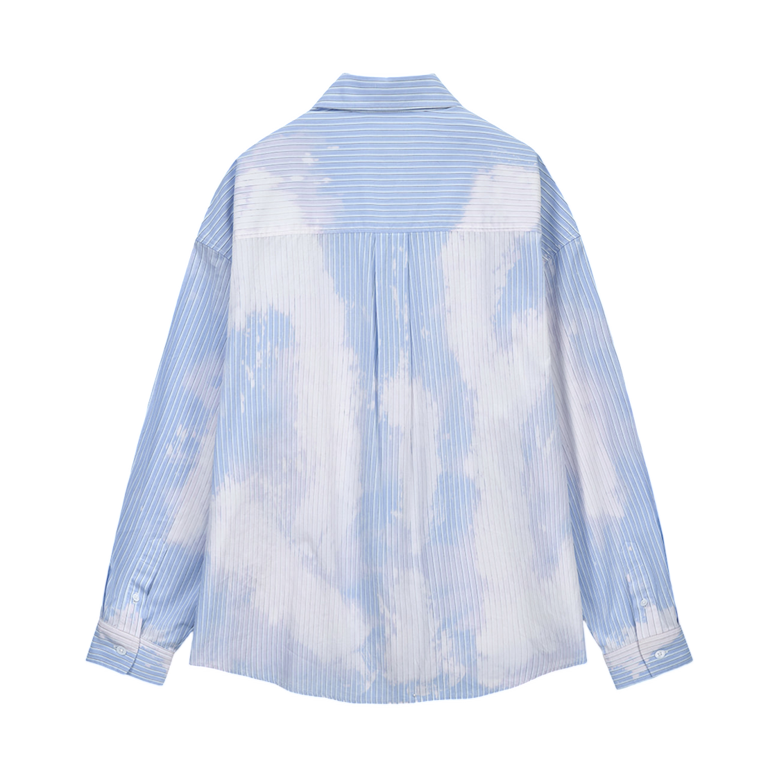 마뗑킴 자수 스몰 로고 셔츠 라이트 블루(Matin Kim Embroidery Small Logo Shirt In Light Blue) - 2