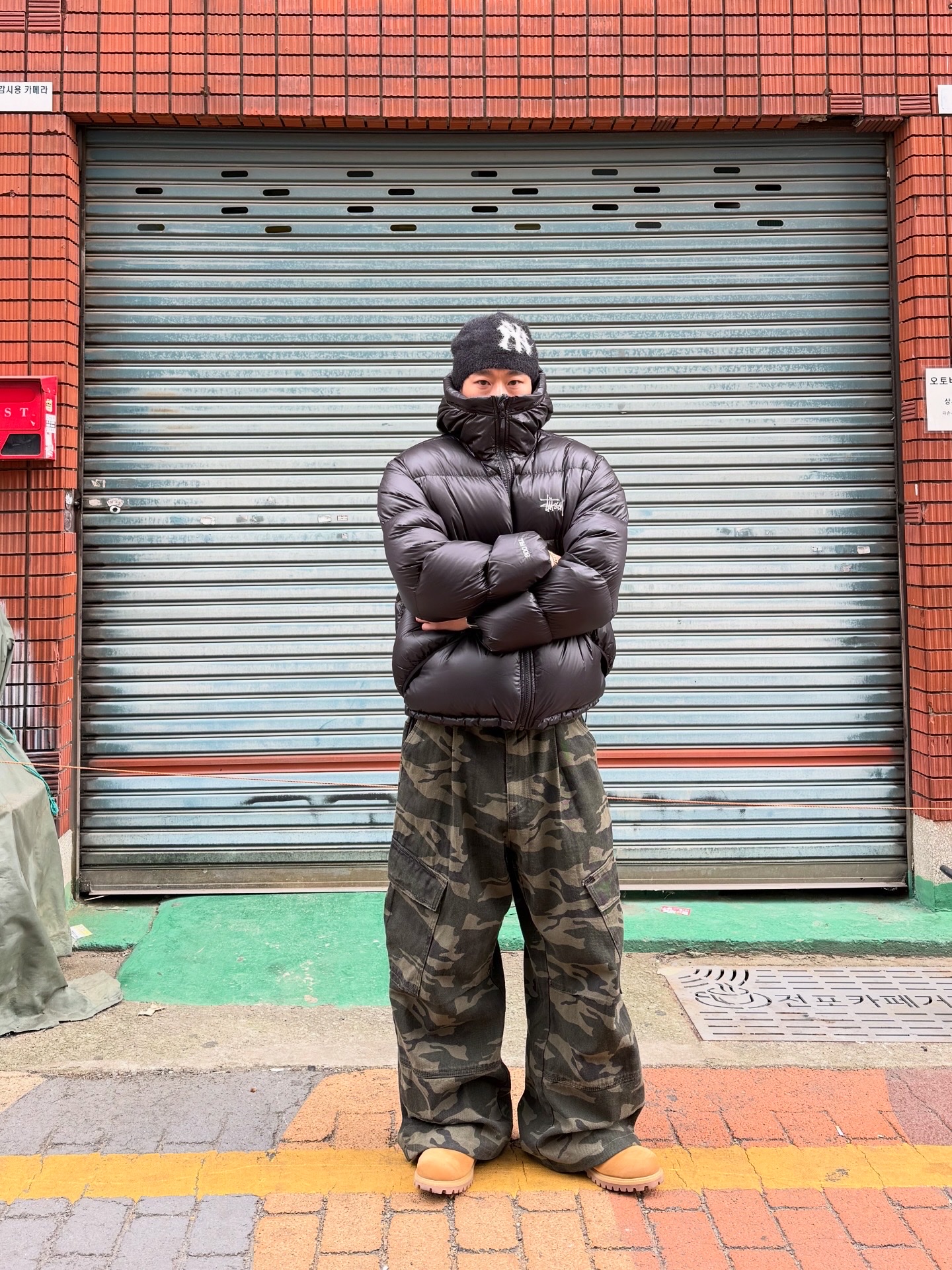 Timberland Premium 6 inch Waterproof Boot Wheat Nubuck - Wide, Stussy Micro Ripstop Down Parka Jet Black 착용 스타일 - 2