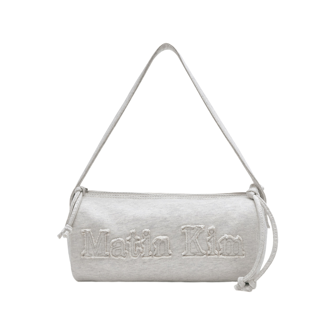 MK2611BG023MLE Matin Kim Applique Logo Jersey Duffle Bag In Light Beige