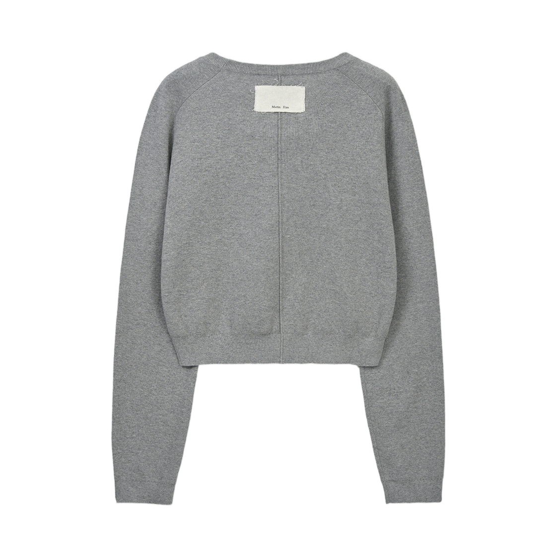 마뗑킴 래글런 슬리브 니트 풀오버 그레이(Matin Kim Raglan Sleeve Knit Pullover In Grey) - 2