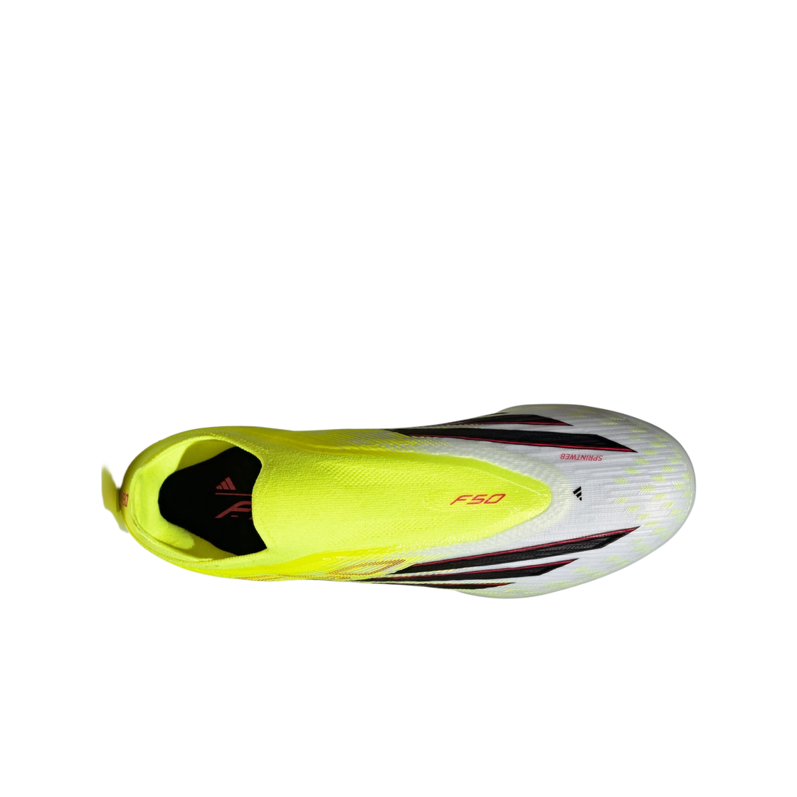 아디다스 F50 프로 레이스리스 TF 팀 솔라 옐로우 2 코어 블랙(Adidas F50 Pro Laceless TF Team Solar Yellow 2 Core Black) - 2