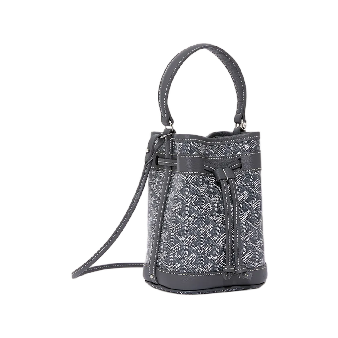 - Goyard Petit Flot Bucket Bag Grey