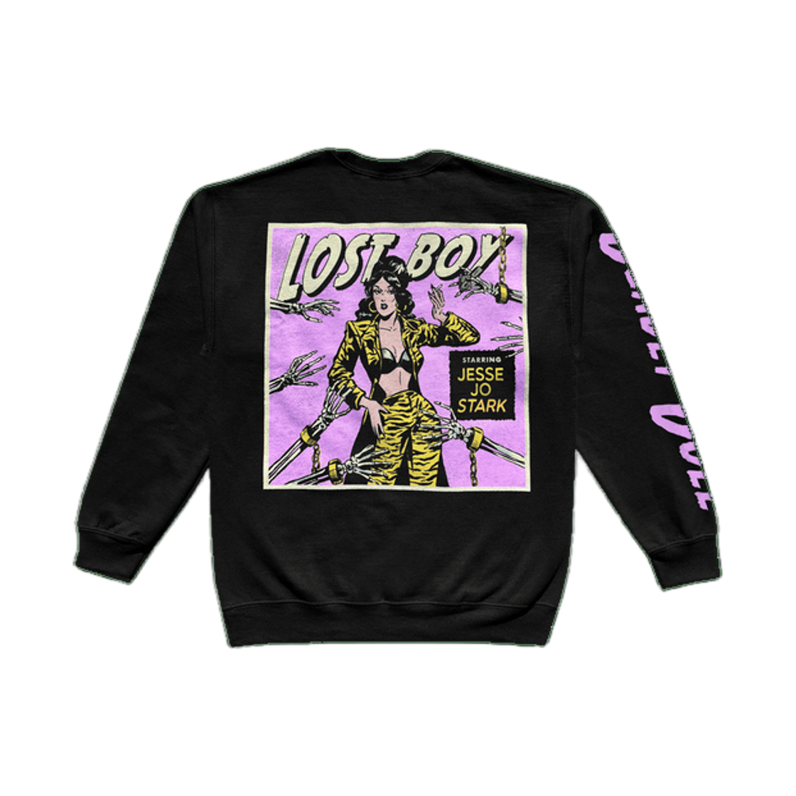 데들리 돌 로스트 보이 크루넥 블랙(Deadly Doll Lost Boy Crewneck Black)
