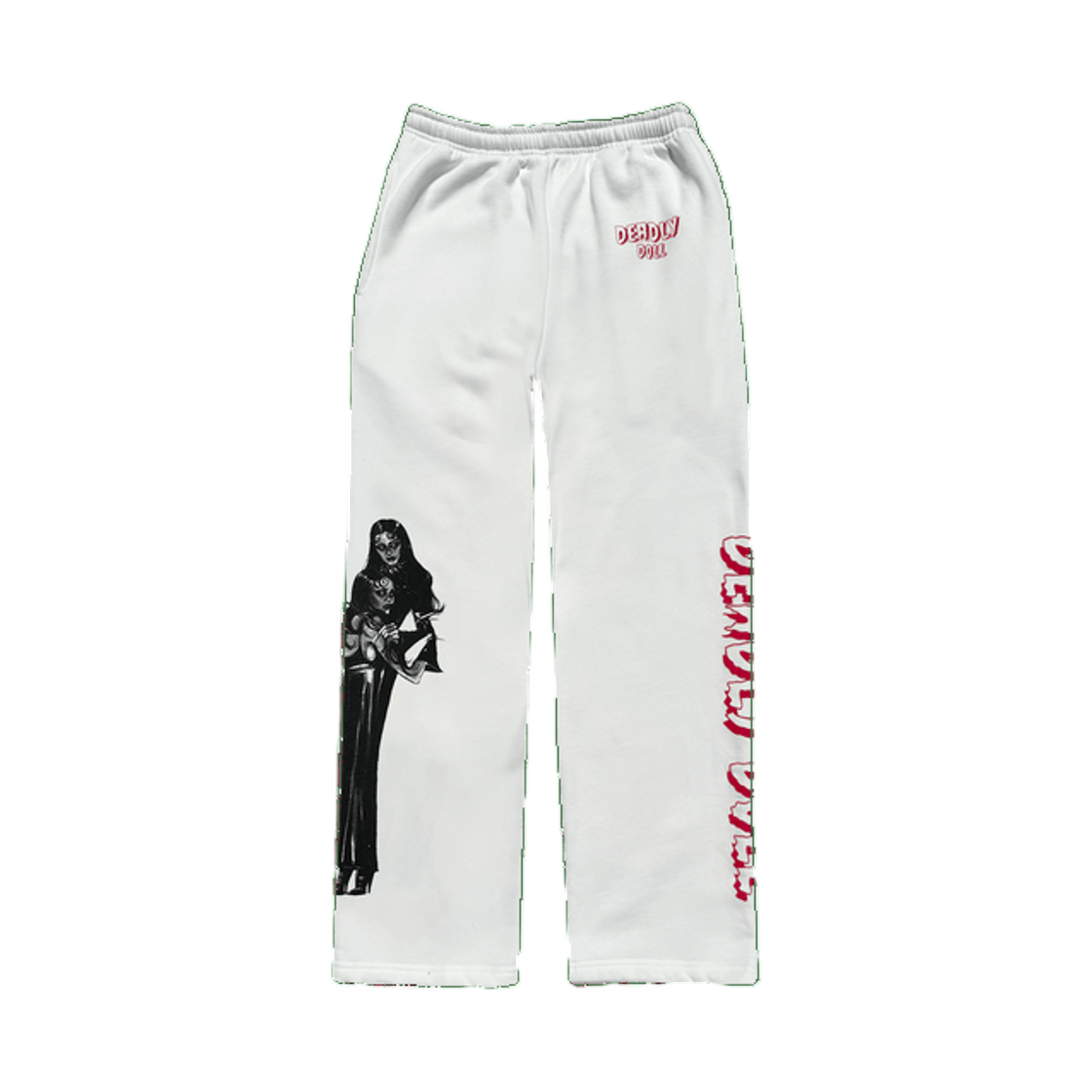 데들리 돌 제이제이 페티시 스웨트 화이트(Deadly Doll JJ Fetish Sweats White)