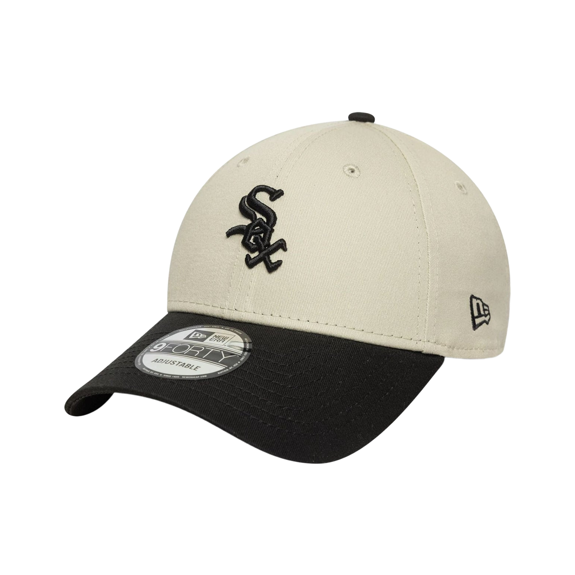 뉴에라 MLB 시카고 화이트 삭스 리그 에센셜 9포티 어드저스터블 캡 크림(New Era MLB Chicago White Sox League Essential 9Forty Adjustable Cap Cream) - 1