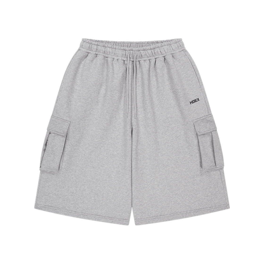 H1AM1MLMS01MGY HDEX EZ Cargo Bermuda Sweat Shorts Melange Gray