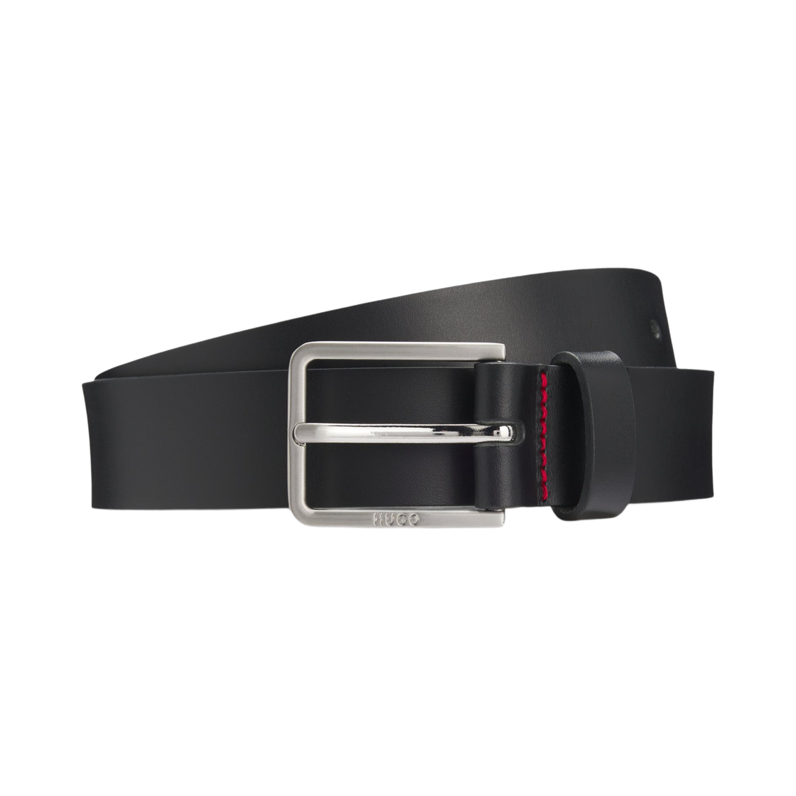 휴고 보스 이탈리안 레더 핀 버클 벨트 블랙(Hugo Boss Pin Buckle Belt in Italian Leather Black)