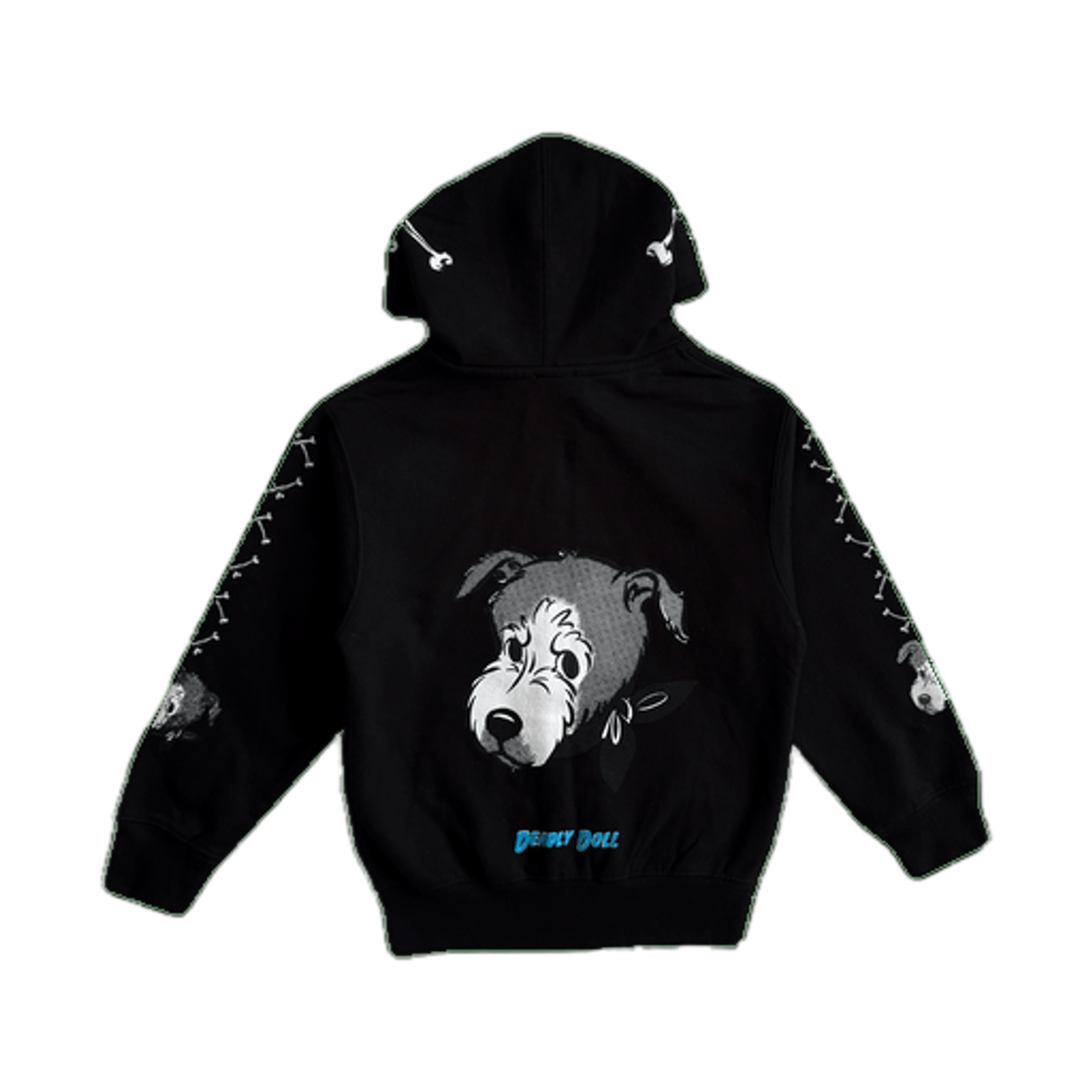 데들리 돌 빌리 키즈 집업 블랙((Kids) Deadly Doll Billie Kids Zip Up Black)