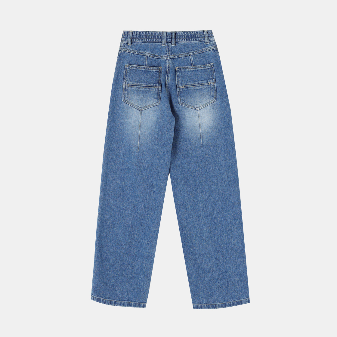 (W) 송지오 다트 스트레이트 데님 블루((W) SONGZIO Dart Straight Denim Blue) - 2