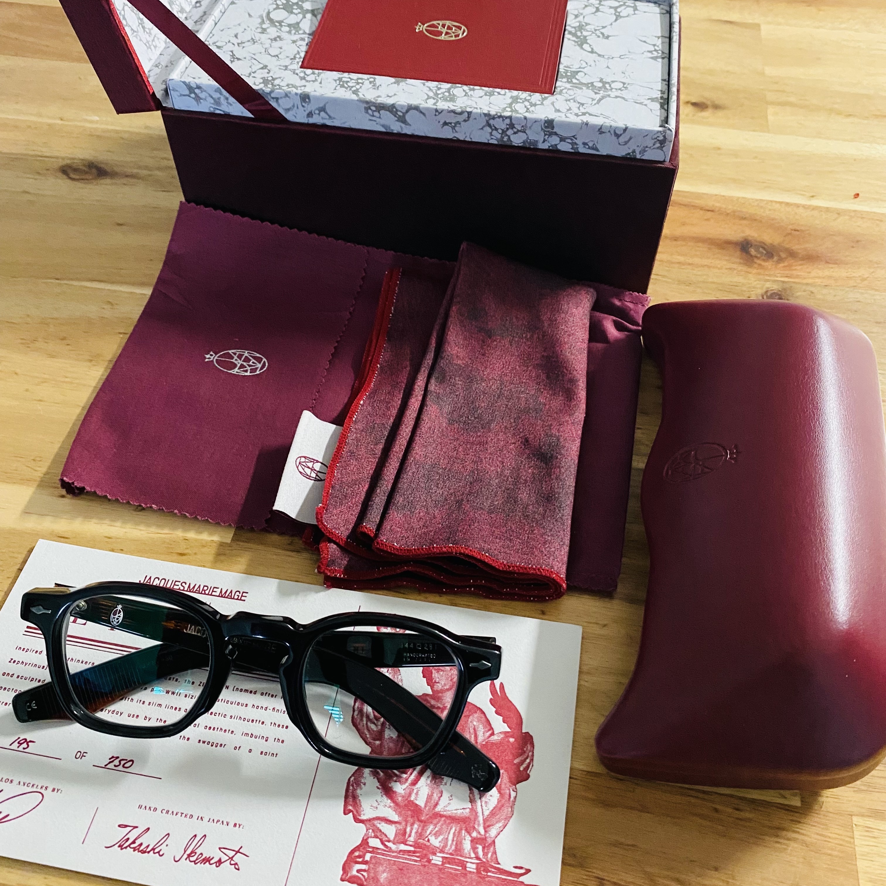 Jacques Marie Mage Zephirin 44 Lenses Noir 7 착용 스타일 - 2