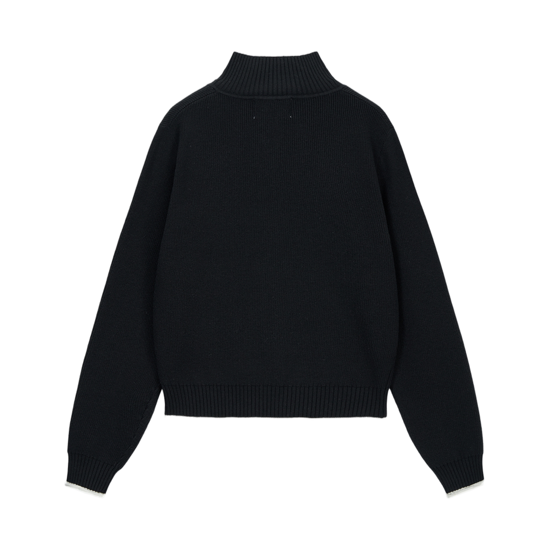 마뗑킴 마뗑킴 스펠 포인트 니트 집업 블랙(Matin Kim Matin Kim Spell Point Knit Zip Up In Black) - 2