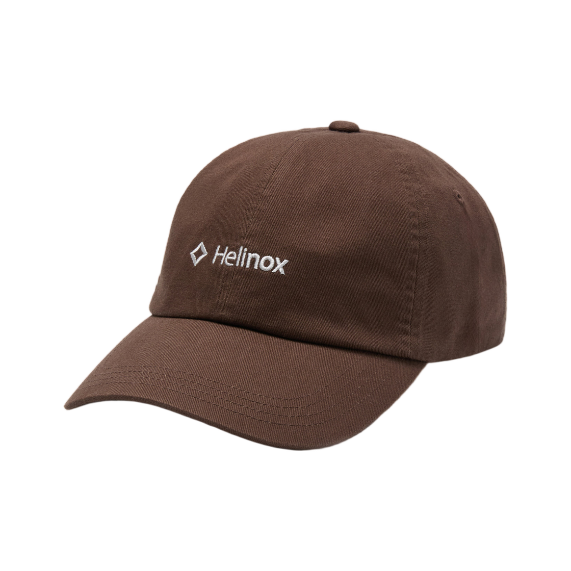 헬리녹스 웨어 6-패널 코튼 트윌 베이스볼 캡 다크 브라운(Helinox Wear 6-Panel Cotton Twill Baseball Cap Dark Brown)