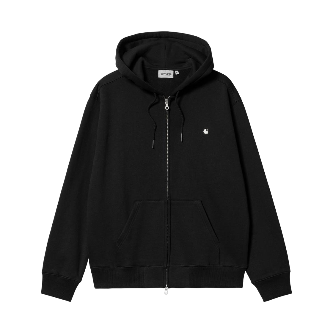칼하트 WIP 후드 매디슨 자켓 블랙 왁스(Carhartt WIP Hooded Madison Jacket Black Wax)