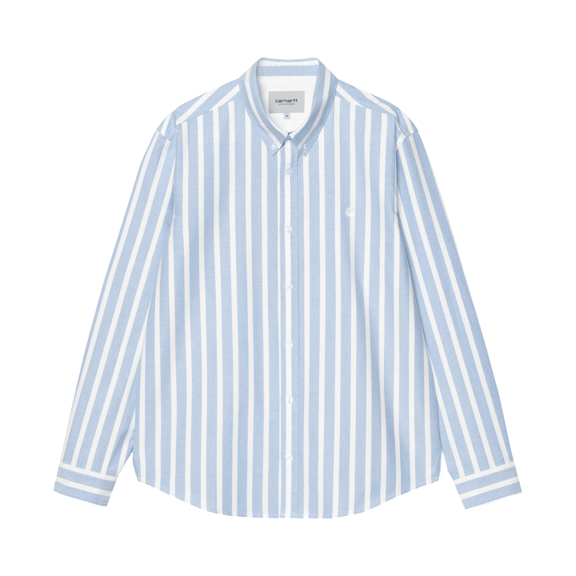 I036198-3JB-XX Carhartt WIP L/S Deven Shirt Deven Stripe Bleach White