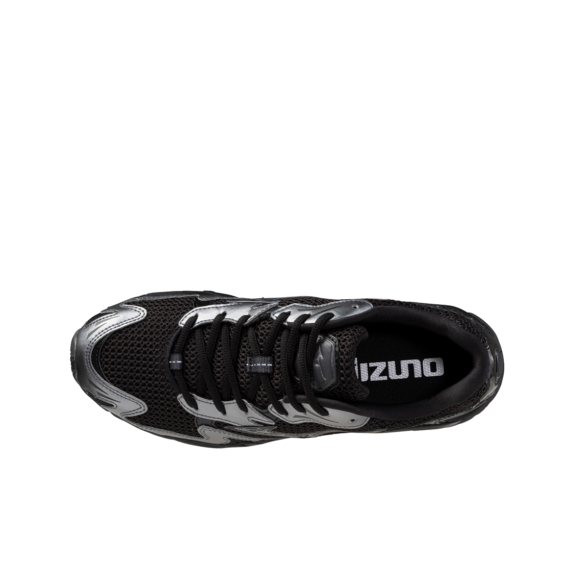 미즈노 웨이브 라이더 10 블랙 블랙 샌드 메탈릭 그레이(Mizuno Wave Rider 10 Black Black Sand Metallic Gray) - 4