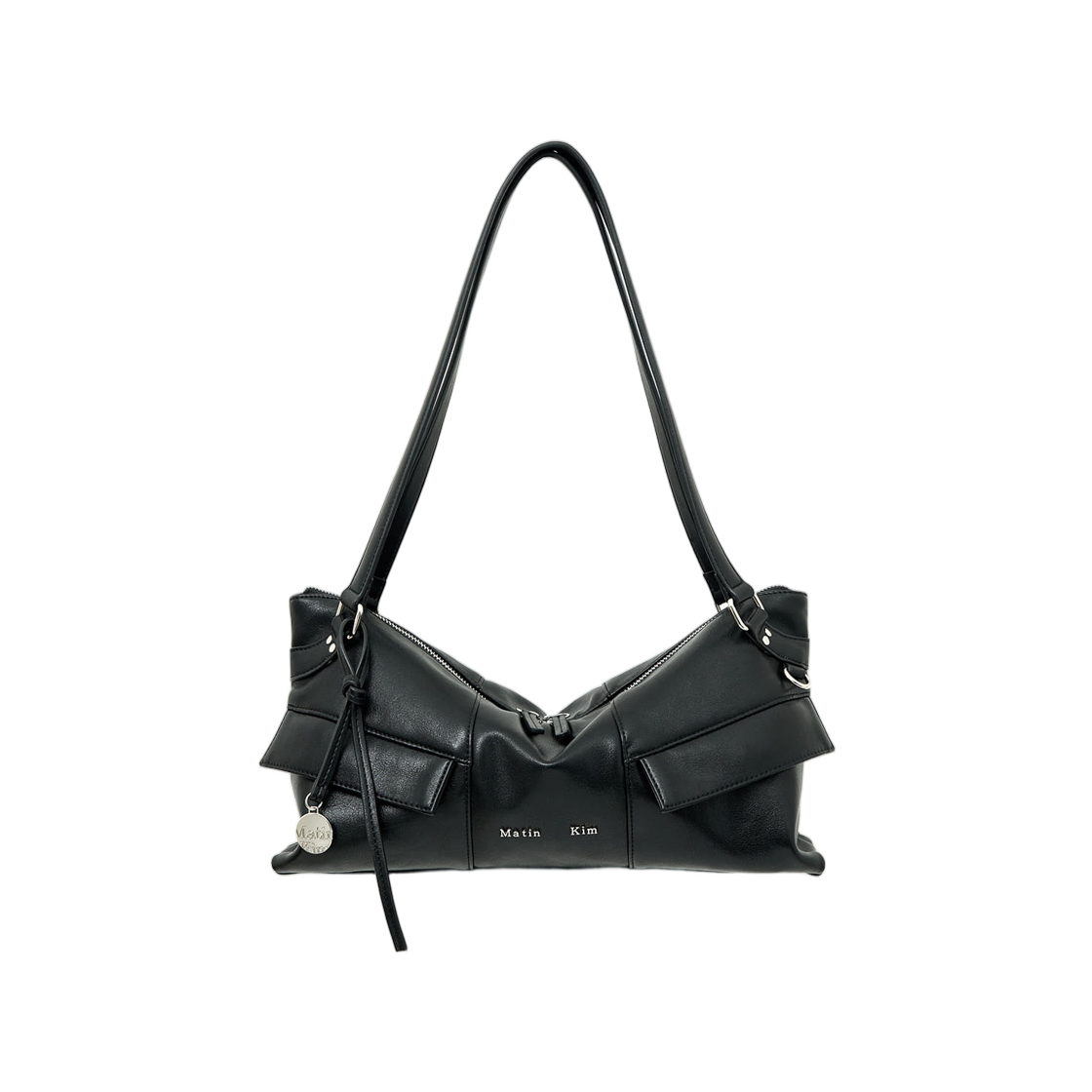 마뗑킴 와이드 네모 숄더백 블랙(Matin Kim Wide Nemo Shoulder Bag In Black)