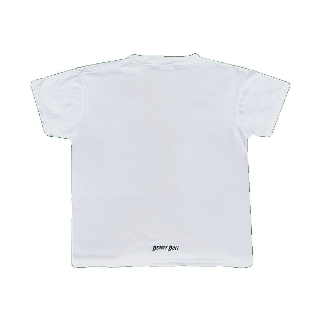 데들리 돌 페티시 티셔츠 1 화이트((W) Deadly Doll Fetish T-Shirt 1 White) - 2