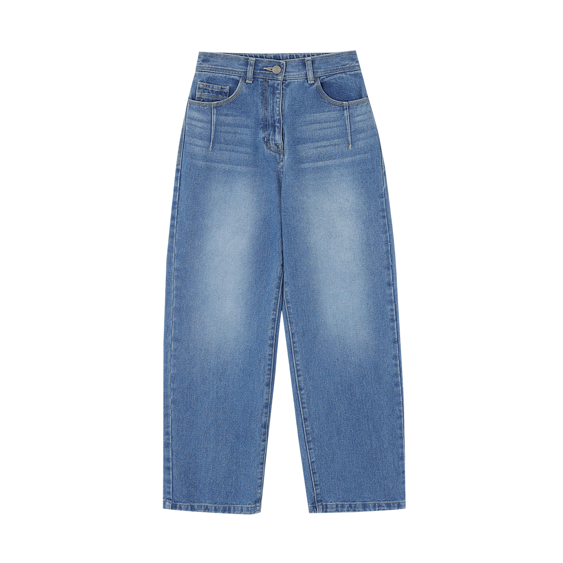 (W) 송지오 다트 스트레이트 데님 블루((W) SONGZIO Dart Straight Denim Blue)