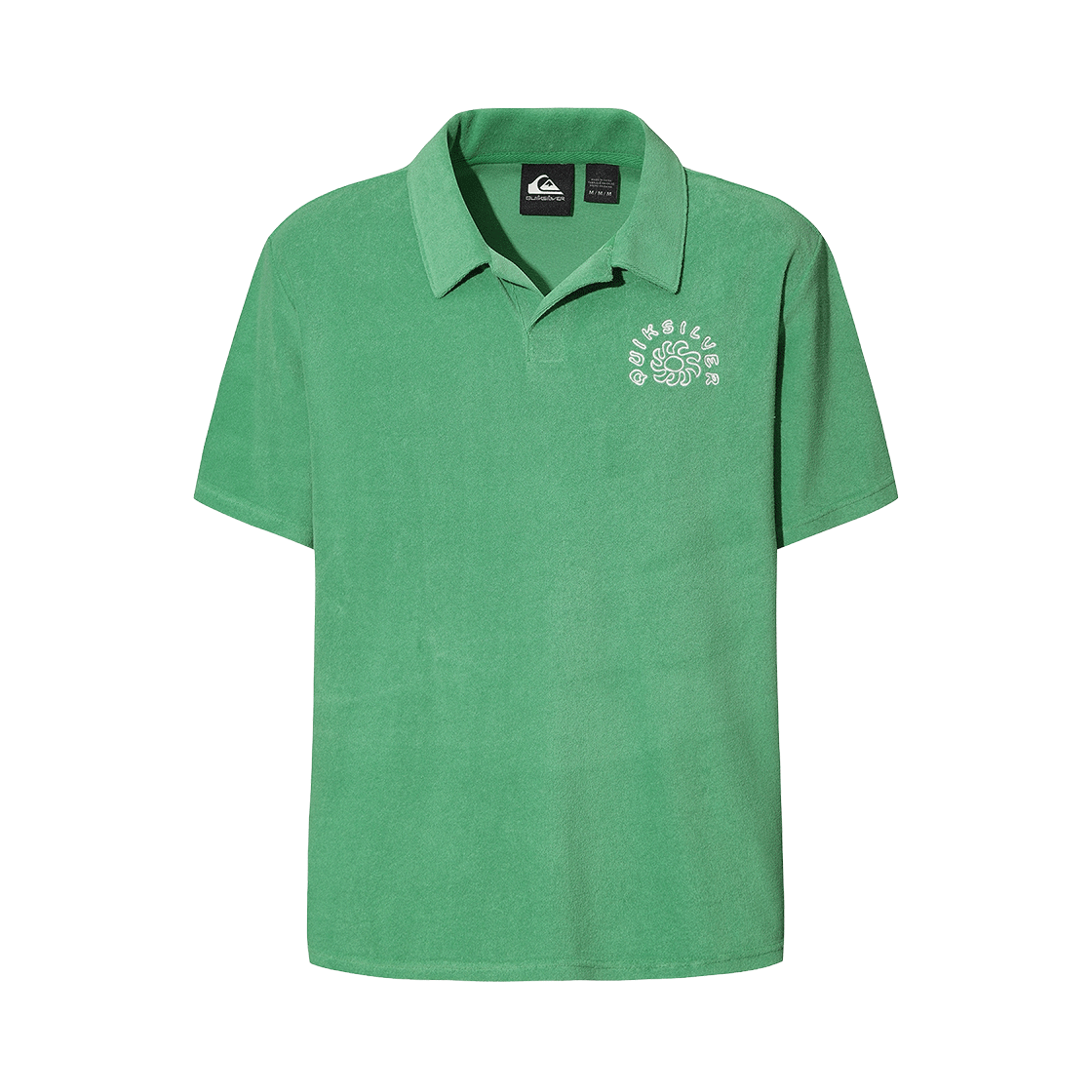 QG11RE512GNZ QUIKSILVER Terry Short-Sleeve Collared T-shirt (QG11RE512GNZ)