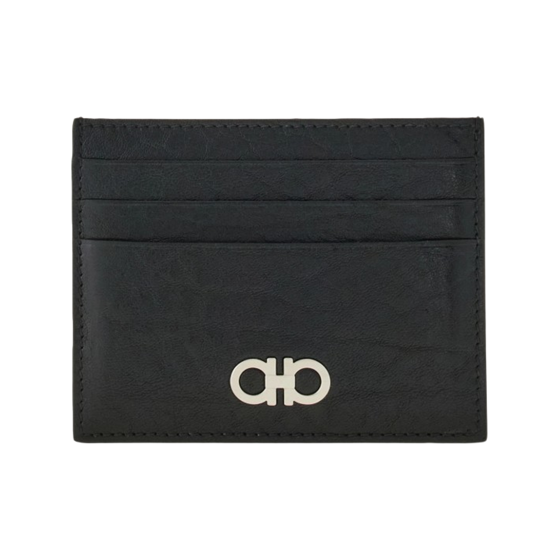661749-788738 Ferragamo Gancini Credit Card Holder Black