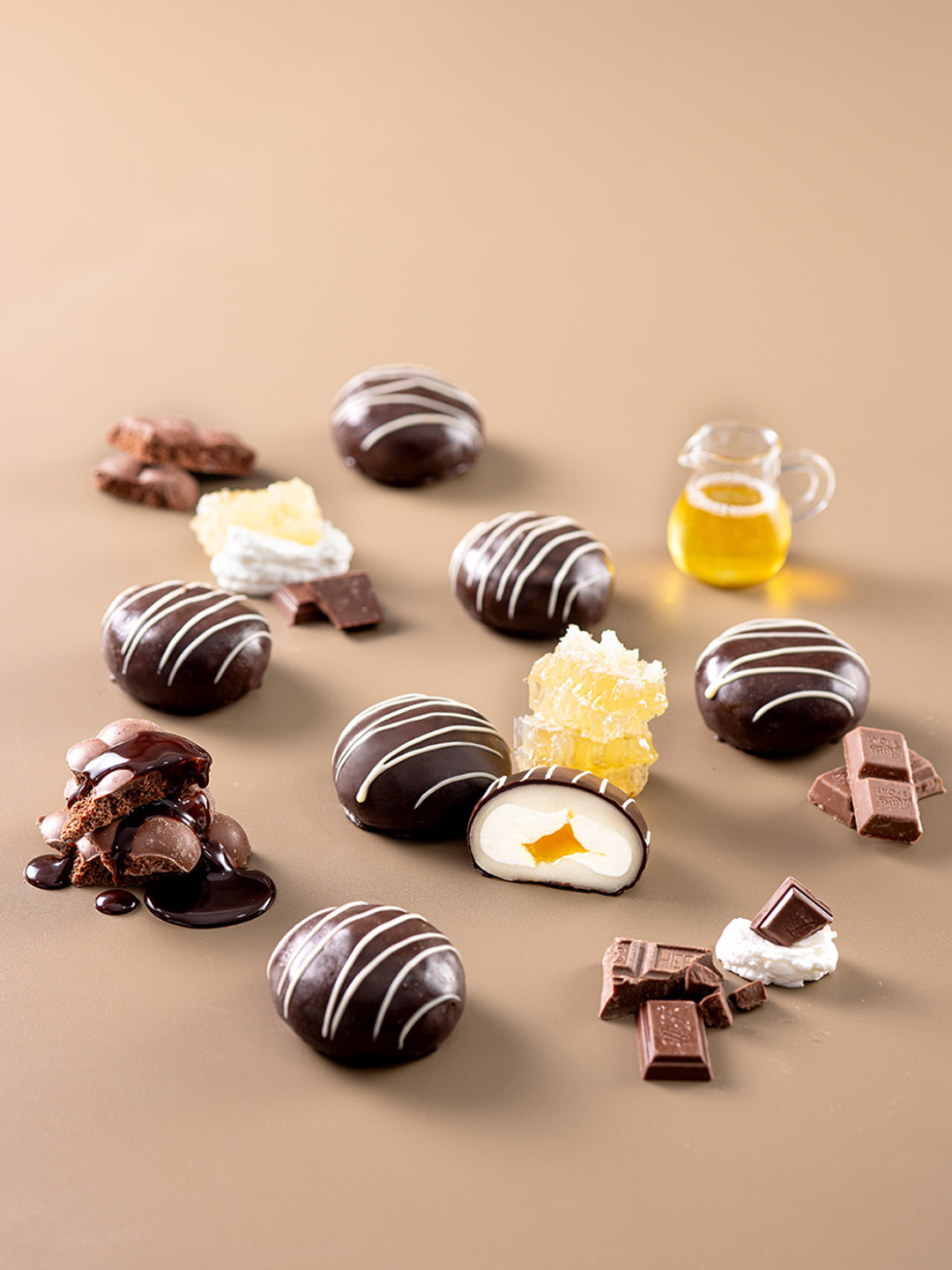 Bomnal& Choco Pongdang Yoger Kkultteok (70g x 6ea), [KREAM 단독] tongtonge Dubai Style Chocolate Roll Cake 착용 스타일 - 4