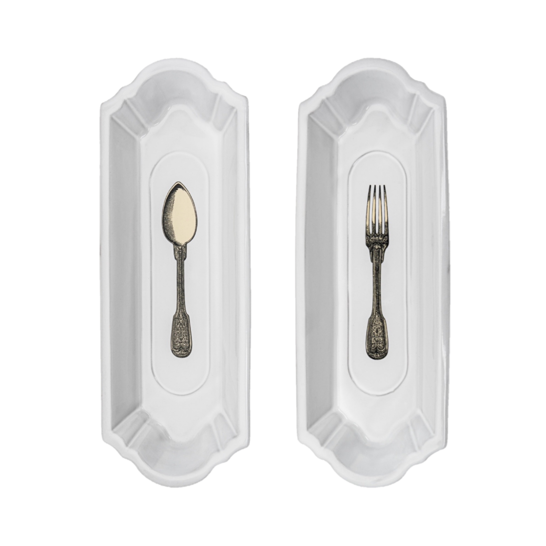 [3% 적립] 정희진도자기 커트러리접시 그림시리즈 다크그레이([3% 적립] Jungheejin creamic Cutlery plate Dark grayish white) - 1