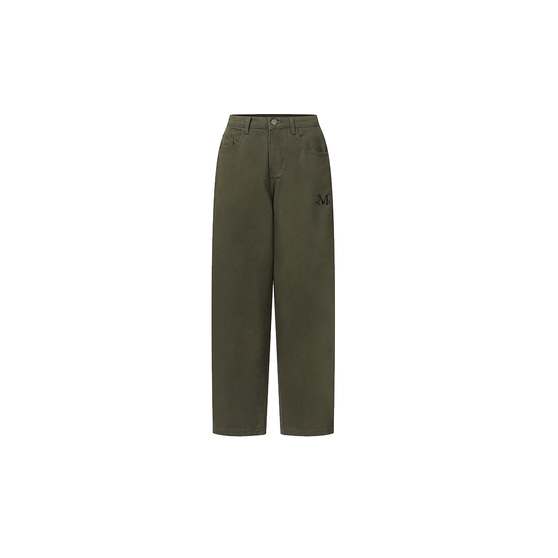 P0000BMG MUCENT Oneil Side Pintuck Wide Cotton Pants Unisex (4Color) Khaki