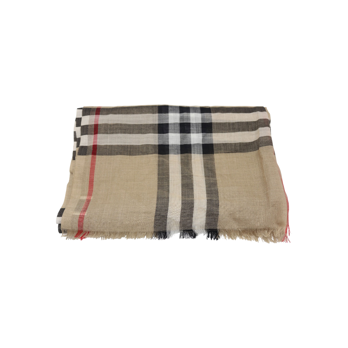 ITSBL4CJOMBF Burberry Archive Wool Silk Check Scarf 80787791