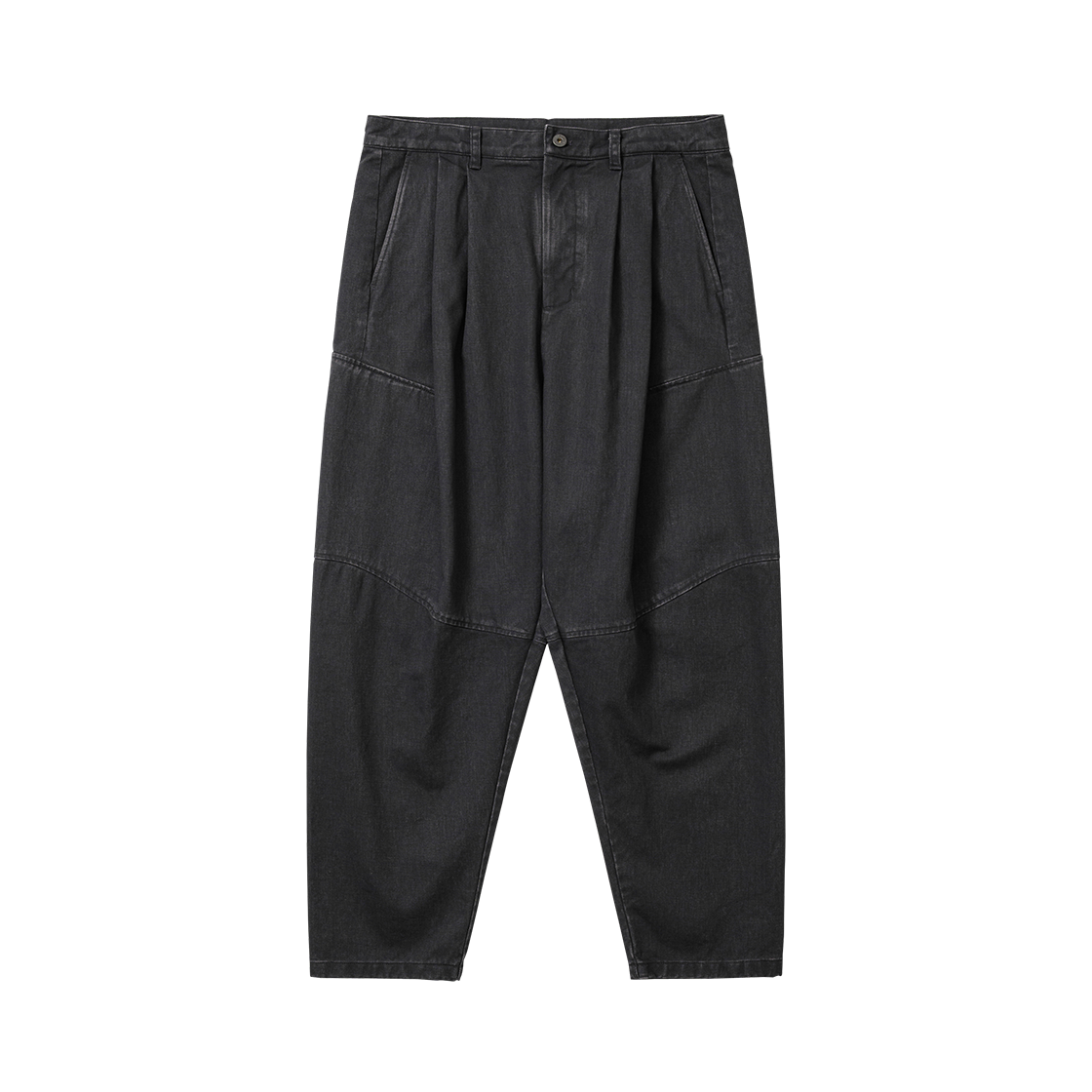 AJ262PT002CH AJOBYAJO Cationic Washed Cotton Pants Charcoal