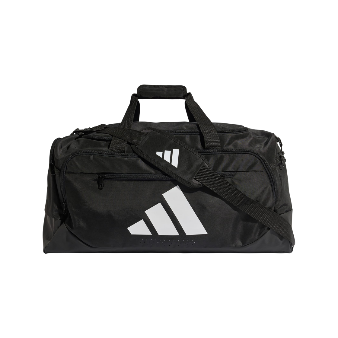 JZ0607 Adidas Training Defender Medium Duffel Bag Black White
