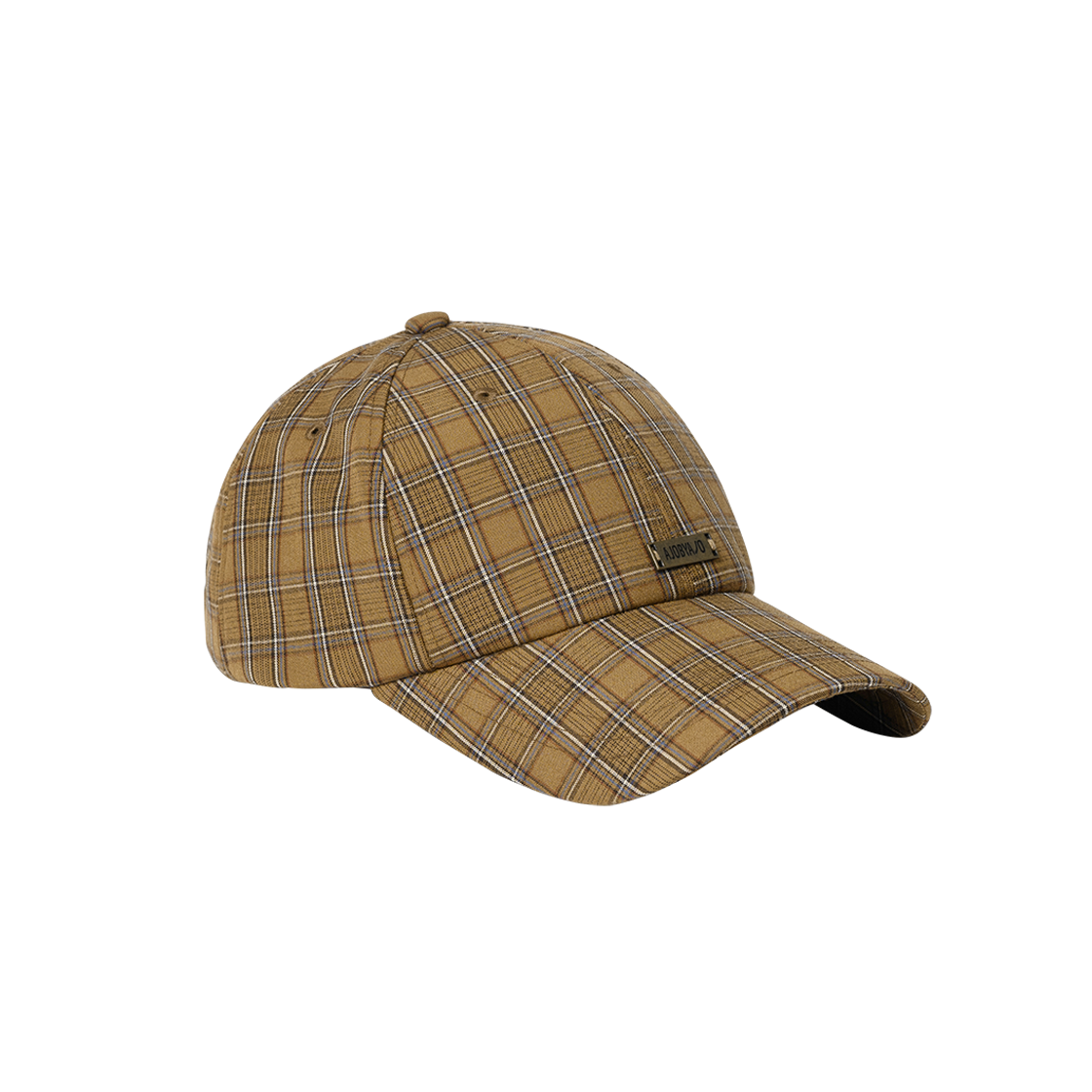 아조바이아조 체크 베이스볼 캡 카멜(AJOBYAJO Check Baseball Cap Camel) - 2