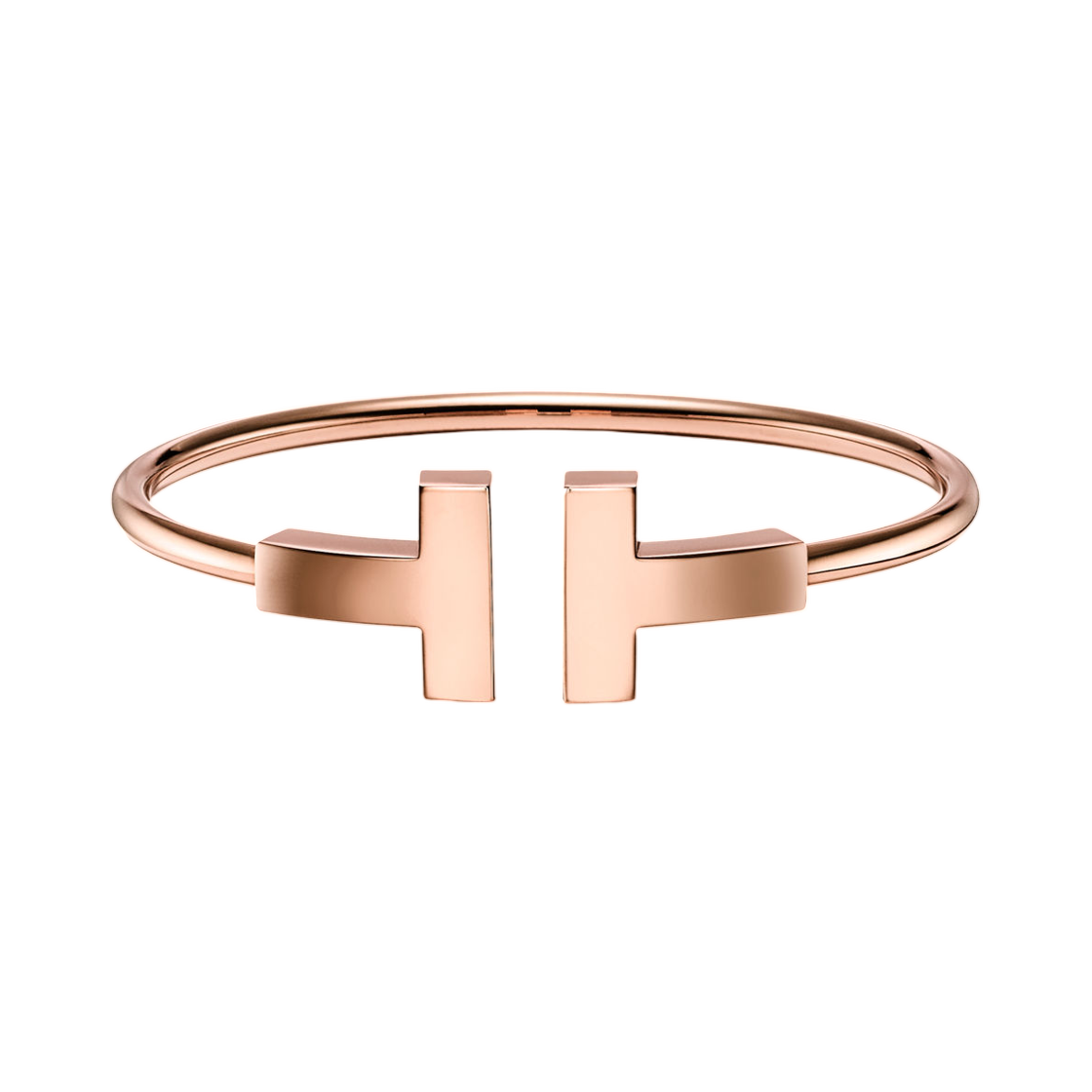 66964299 Tiffany & Co. Tiffany T Wide Wire Bracelet 18K Rose Gold