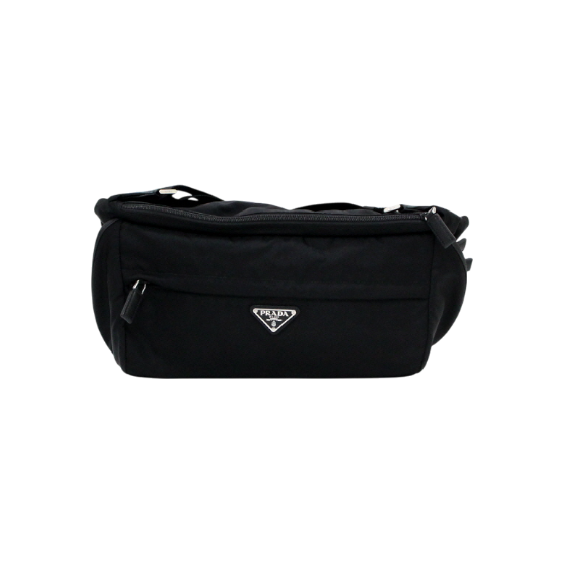 IT9VFM7QKV2Q Prada Black Re-Nylon Biker Large Men's Shoulder and Crossbody Bag