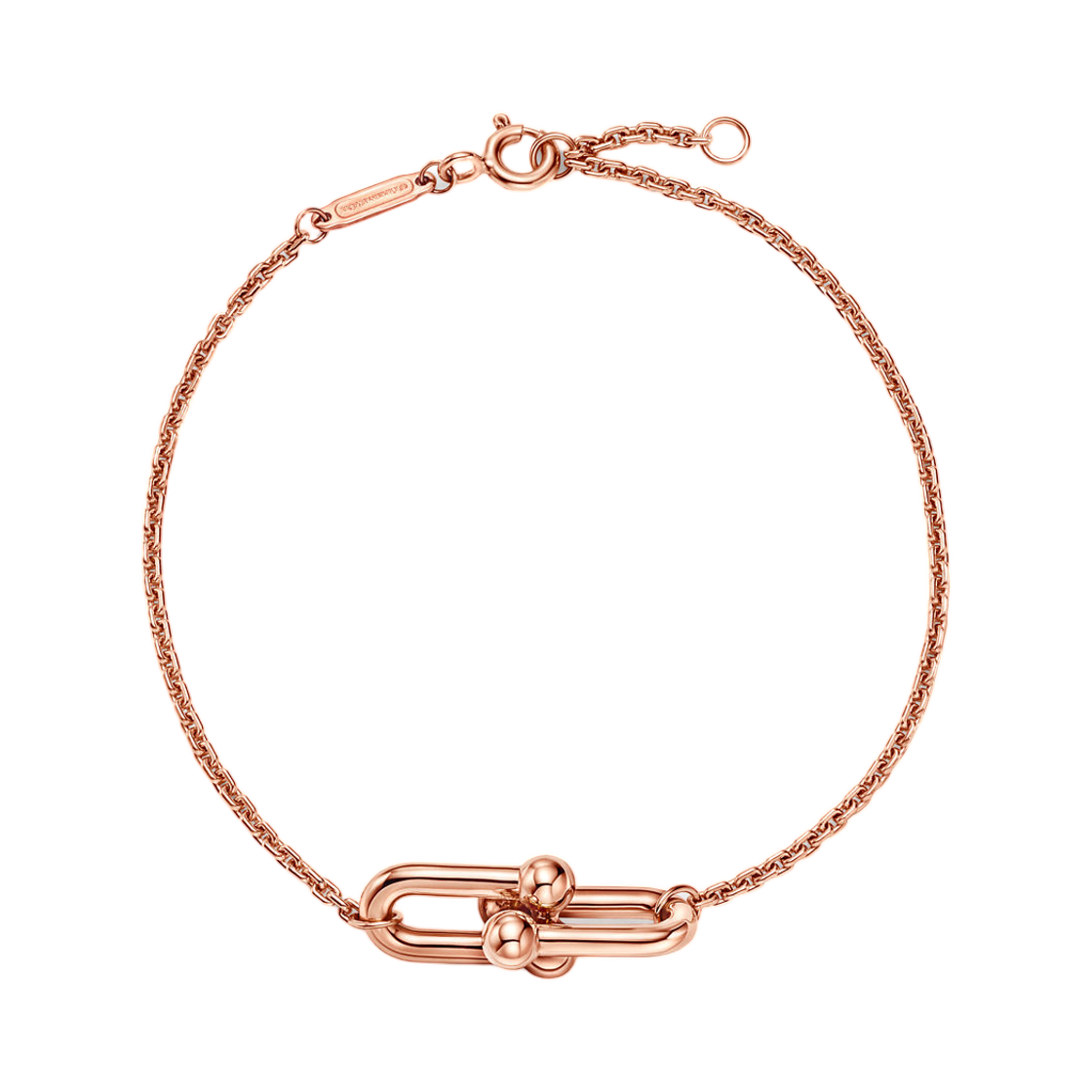 티파니 앤 코 하드웨어 더블 링크 브레이슬릿 18K 로즈 골드(Tiffany & Co. Tiffany HardWear Double Link Bracelet 18K Rose Gold)