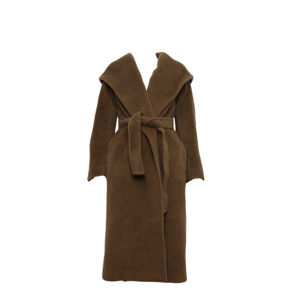 ITLB9ENJLMR8 Max Mara 101612136 Cashmere-Alpaca Blend Belted Women's Coat