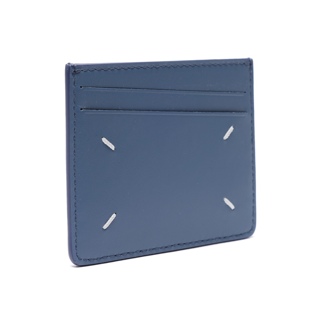 [25% 쿠폰] 메종 마르지엘라 보빈 레더 카드 홀더 블루([25% 쿠폰] Maison Margiela Bovine Leather Card Holder Blue) - 3